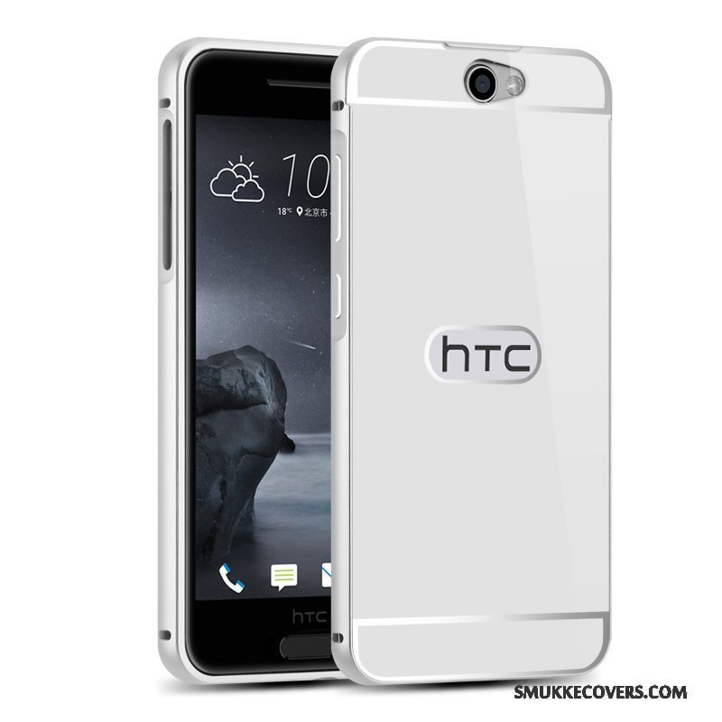 Etui Htc One A9 Metal Lyserød Ramme, Cover Htc One A9 Beskyttelse Bagdæksel Telefon