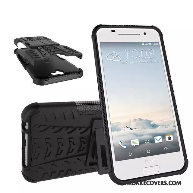 Etui Htc One A9 Support Skridsikre Mønster, Cover Htc One A9 Beskyttelse Telefonlilla