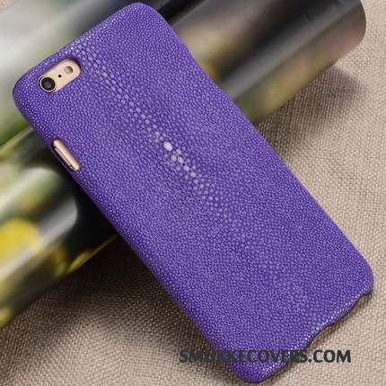 Etui Htc One M7 Læder Naturlig Perle, Cover Htc One M7 Luksus Bagdæksel Anti-fald