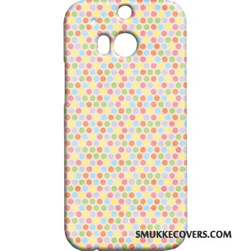 Etui Htc One M8 Beskyttelse Rød Butterfly, Cover Htc One M8 Nubuck Telefon