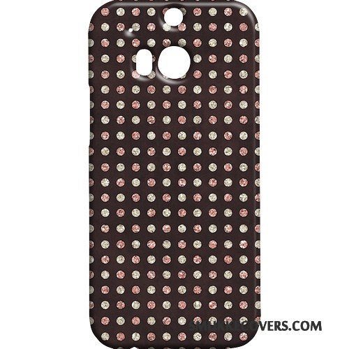 Etui Htc One M8 Beskyttelse Rød Butterfly, Cover Htc One M8 Nubuck Telefon