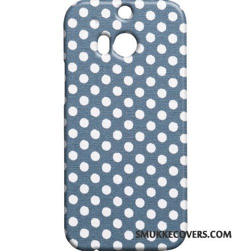 Etui Htc One M8 Beskyttelse Rød Butterfly, Cover Htc One M8 Nubuck Telefon