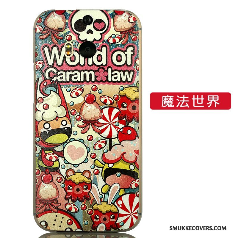 Etui Htc One M8 Cartoon Anti-fald Af Personlighed, Cover Htc One M8 Kreativ Hård Trend