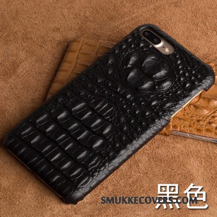 Etui Htc One M9 Beskyttelse Krokodille Tredimensionale, Cover Htc One M9 Læder Mønster Brun