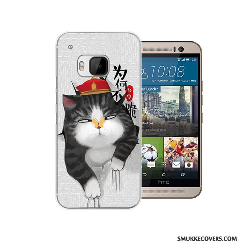 Etui Htc One M9 Cartoon Trend Grå, Cover Htc One M9 Beskyttelse Telefonanti-fald