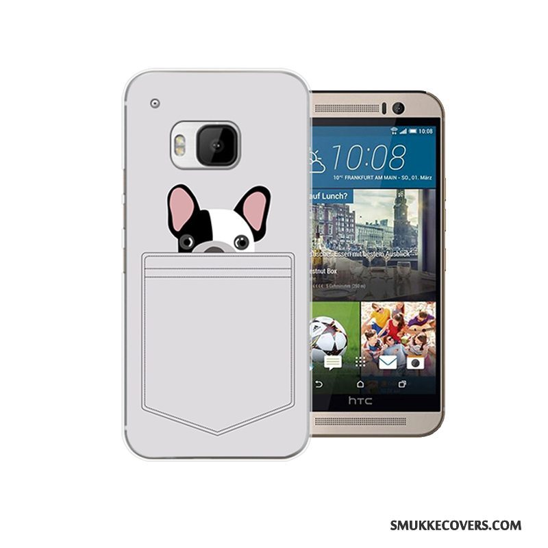 Etui Htc One M9 Cartoon Trend Grå, Cover Htc One M9 Beskyttelse Telefonanti-fald