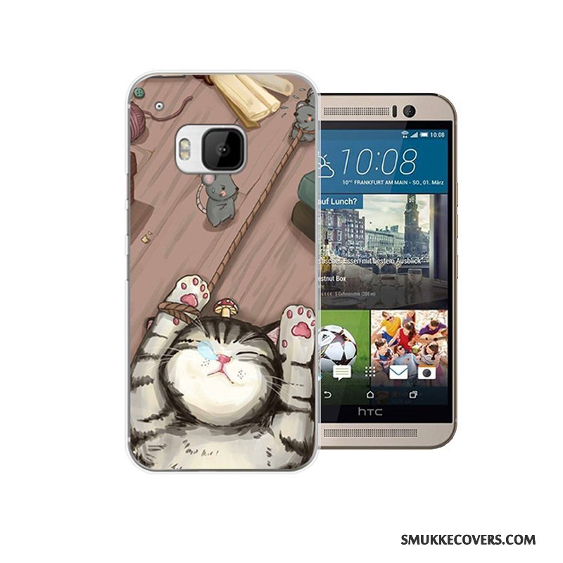 Etui Htc One M9 Cartoon Trend Grå, Cover Htc One M9 Beskyttelse Telefonanti-fald