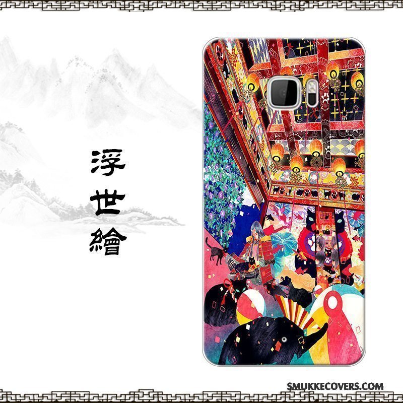 Etui Htc U Play Beskyttelse Kunst Blå, Cover Htc U Play Blød Telefonkinesisk Stil