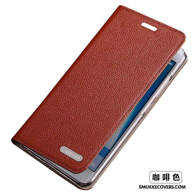 Etui Htc U Play Læder Anti-fald Telefon, Cover Htc U Play Folio Lyserød