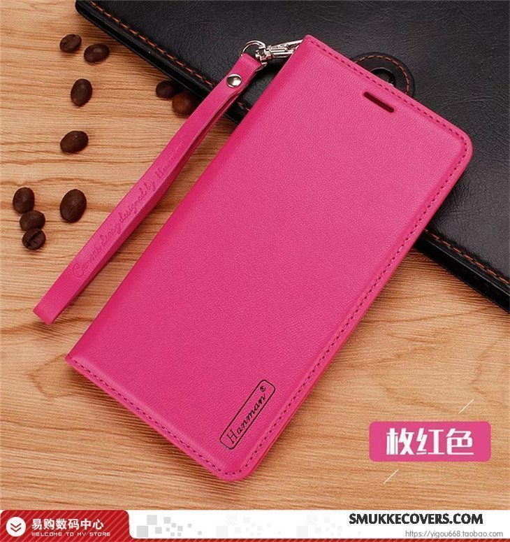 Etui Htc U Play Læder Lilla Telefon, Cover Htc U Play Folio