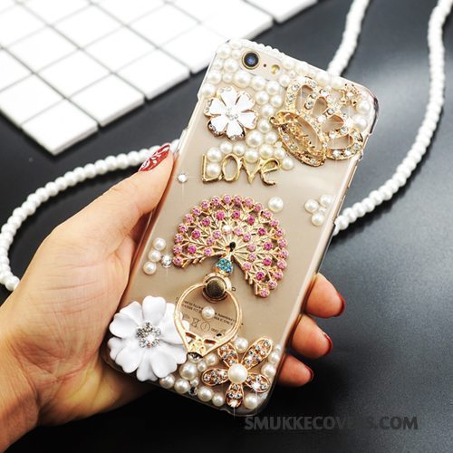 Etui Htc U Play Strass Blå Trend, Cover Htc U Play Strass Telefonring