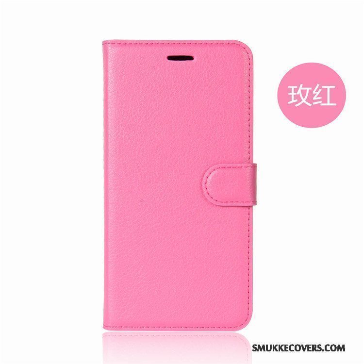 Etui Htc U Ultra Support Anti-fald Rød, Cover Htc U Ultra Læder Telefon