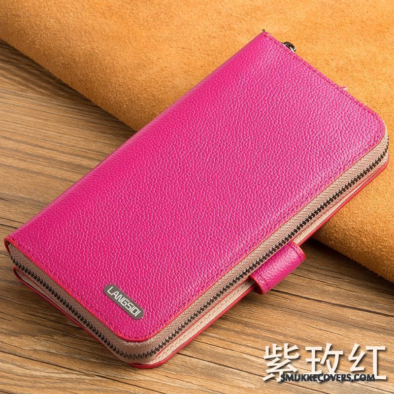 Etui Htc U Ultra Tasker Anti-fald Trend, Cover Htc U Ultra Tegnebog Tynd Rød