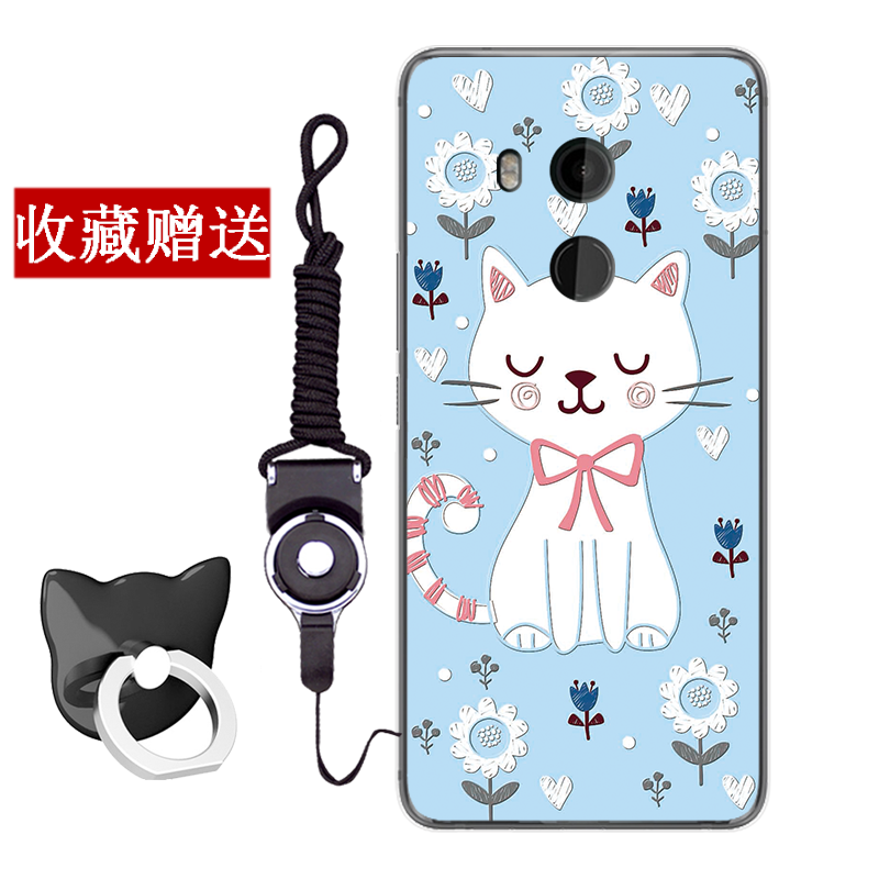 Etui Htc U11+ Blød Anti-fald Grøn, Cover Htc U11+ Cartoon Telefonaf Personlighed