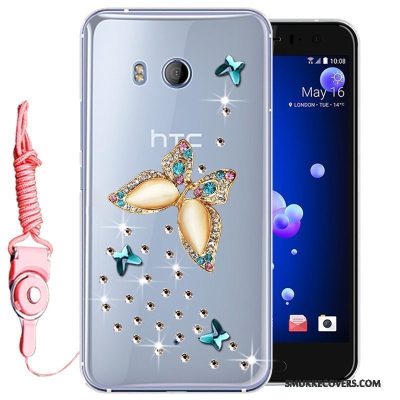 Etui Htc U11 Blød Anti-fald Telefon, Cover Htc U11 Tasker Guld