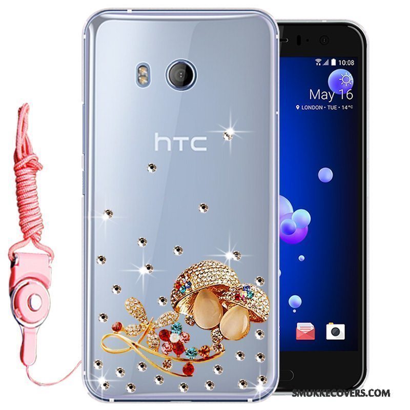 Etui Htc U11 Blød Anti-fald Telefon, Cover Htc U11 Tasker Guld