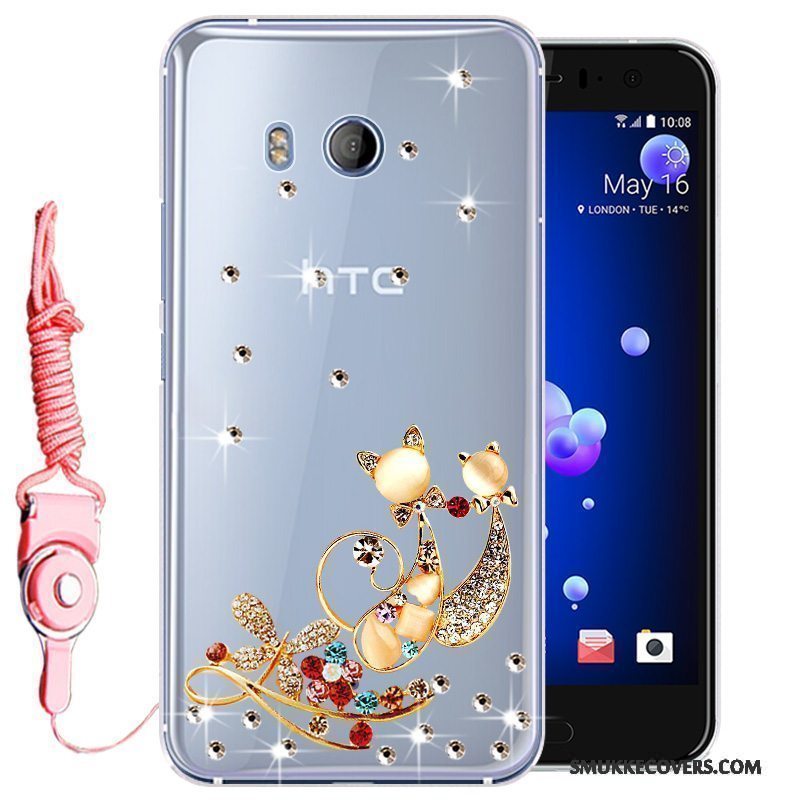 Etui Htc U11 Blød Anti-fald Telefon, Cover Htc U11 Tasker Guld