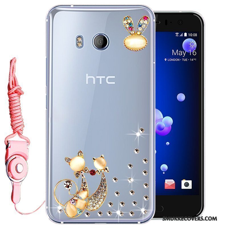 Etui Htc U11 Blød Anti-fald Telefon, Cover Htc U11 Tasker Guld