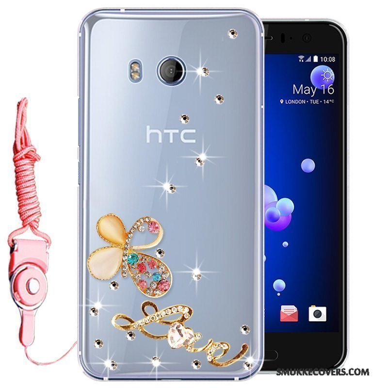 Etui Htc U11 Blød Anti-fald Telefon, Cover Htc U11 Tasker Guld