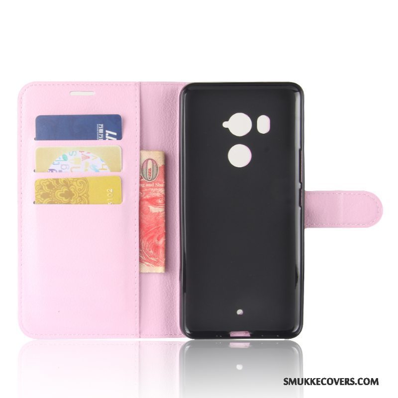 Etui Htc U11+ Blød Anti-fald Telefon, Cover Htc U11+ Tasker Kort Sort