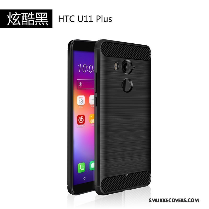 Etui Htc U11+ Kreativ Anti-fald Grøn, Cover Htc U11+ Silikone Telefon