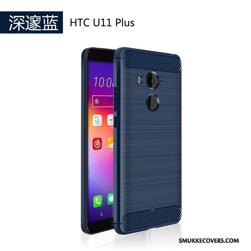 Etui Htc U11+ Kreativ Anti-fald Grøn, Cover Htc U11+ Silikone Telefon