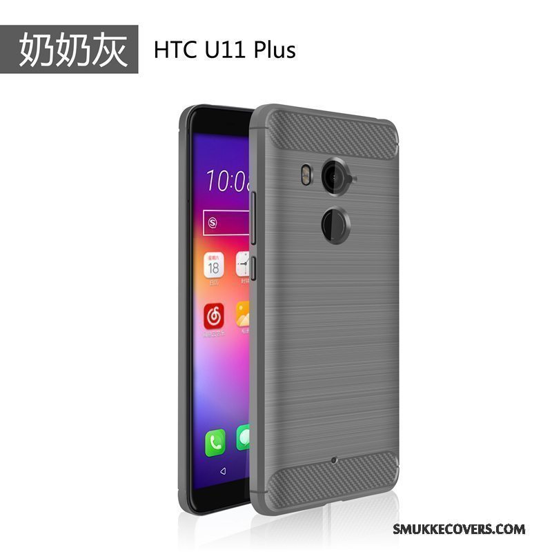 Etui Htc U11+ Kreativ Anti-fald Grøn, Cover Htc U11+ Silikone Telefon