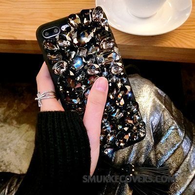 Etui Htc U11 Life Strass Telefontrendy, Cover Htc U11 Life Luksus Lyserød