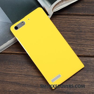 Etui Huawei Ascend G6 Beskyttelse Telefonnubuck, Cover Huawei Ascend G6 Hård Dyb Farve