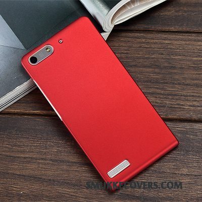 Etui Huawei Ascend G6 Beskyttelse Telefonnubuck, Cover Huawei Ascend G6 Hård Dyb Farve