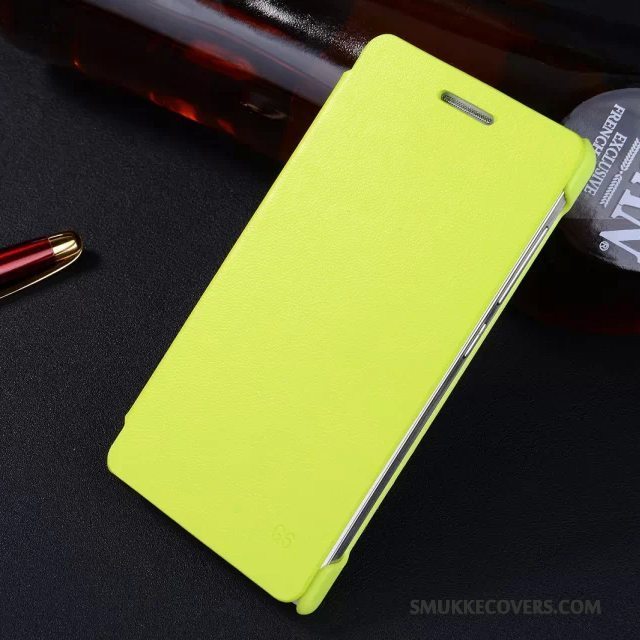 Etui Huawei Ascend G6 Blød Anti-fald Trend, Cover Huawei Ascend G6 Folio Lilla