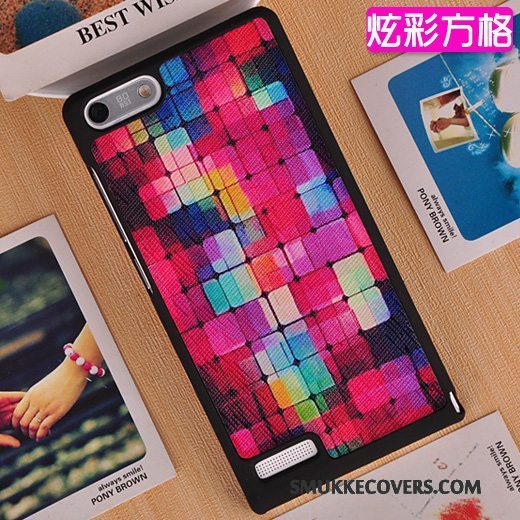 Etui Huawei Ascend G6 Farve Ny Telefon, Cover Huawei Ascend G6 Beskyttelse Tynd Bagdæksel