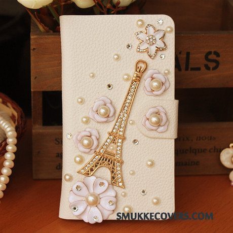 Etui Huawei Ascend G6 Tasker Guld Telefon, Cover Huawei Ascend G6 Beskyttelse