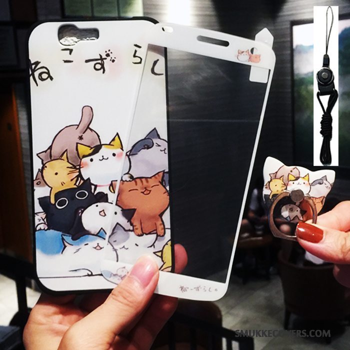 Etui Huawei Ascend G7 Blød Telefonlyseblå, Cover Huawei Ascend G7 Cartoon Smuk