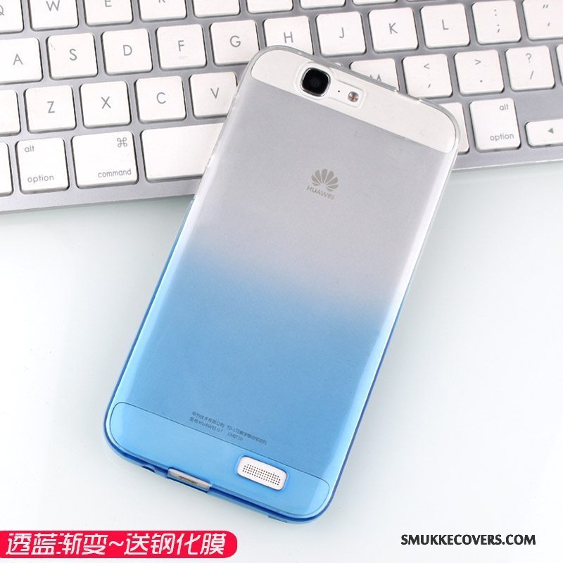 Etui Huawei Ascend G7 Blød Telefonstor, Cover Huawei Ascend G7 Silikone Anti-fald Gennemsigtig