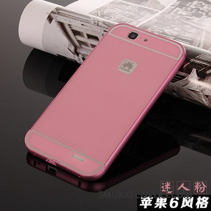 Etui Huawei Ascend G7 Metal Telefonramme, Cover Huawei Ascend G7 Beskyttelse Bagdæksel Anti-fald