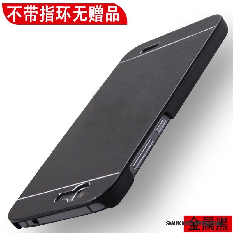 Etui Huawei Ascend G7 Metal Trend Hård, Cover Huawei Ascend G7 Beskyttelse Guld Nubuck