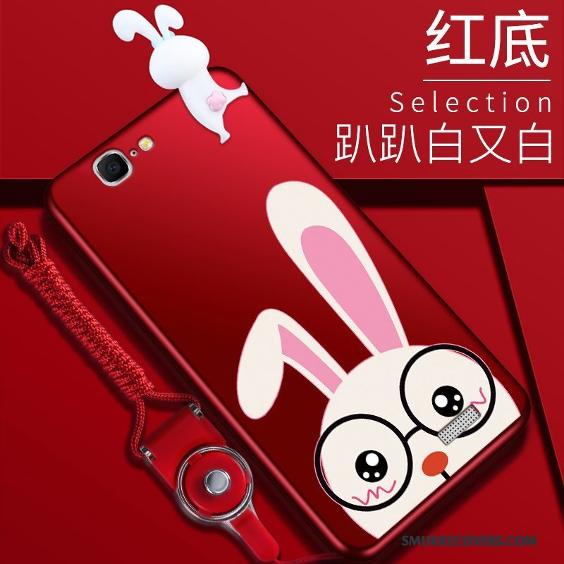 Etui Huawei Ascend G7 Silikone Anti-fald Af Personlighed, Cover Huawei Ascend G7 Beskyttelse Rød Hængende Ornamenter