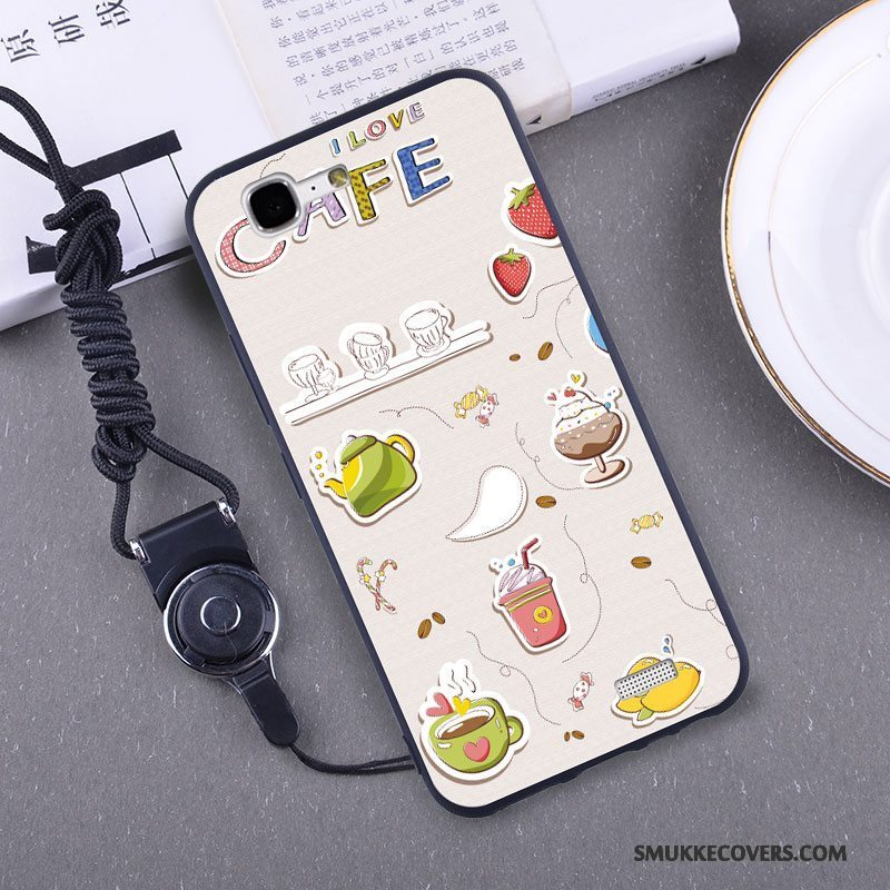 Etui Huawei Ascend G7 Silikone Hængende Ornamenter Telefon, Cover Huawei Ascend G7 Skærmbeskyttelse Gul