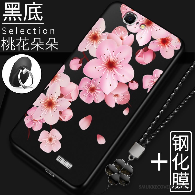 Etui Huawei Ascend G7 Silikone Rød Tynd, Cover Huawei Ascend G7 Kreativ Ny Af Personlighed