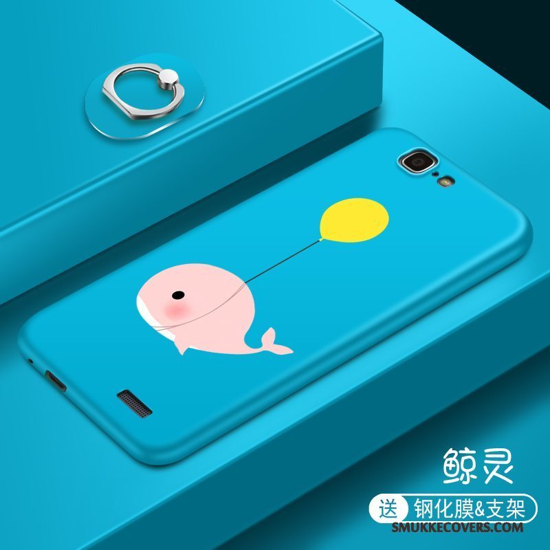 Etui Huawei Ascend G7 Silikone Telefonaf Personlighed, Cover Huawei Ascend G7 Kreativ Anti-fald