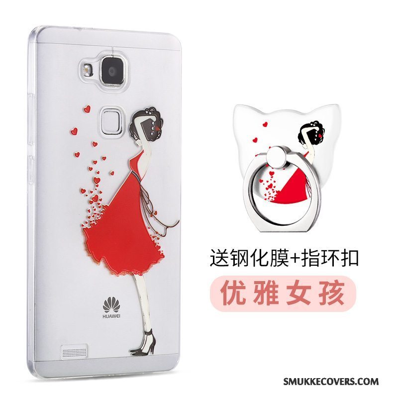Etui Huawei Ascend Mate 7 Beskyttelse Anti-fald Telefon, Cover Huawei Ascend Mate 7 Tasker Sort Ny