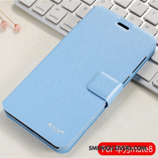 Etui Huawei Ascend Mate 7 Beskyttelse Cyan Telefon, Cover Huawei Ascend Mate 7 Læder Anti-fald