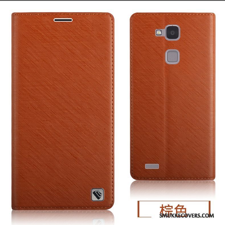 Etui Huawei Ascend Mate 7 Beskyttelse Telefongrå, Cover Huawei Ascend Mate 7 Tasker