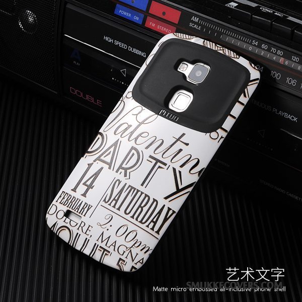 Etui Huawei Ascend Mate 7 Blød Lyserød Anti-fald, Cover Huawei Ascend Mate 7 Beskyttelse Tynd Grøn