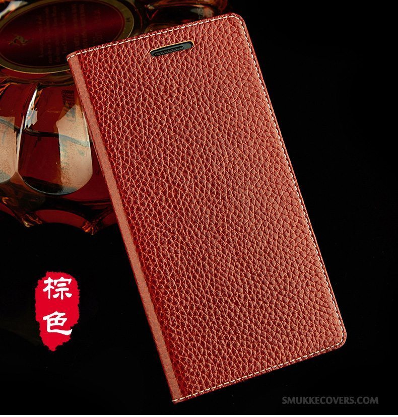 Etui Huawei Ascend Mate 7 Folio Af Personlighed Anti-fald, Cover Huawei Ascend Mate 7 Beskyttelse Gul Telefon