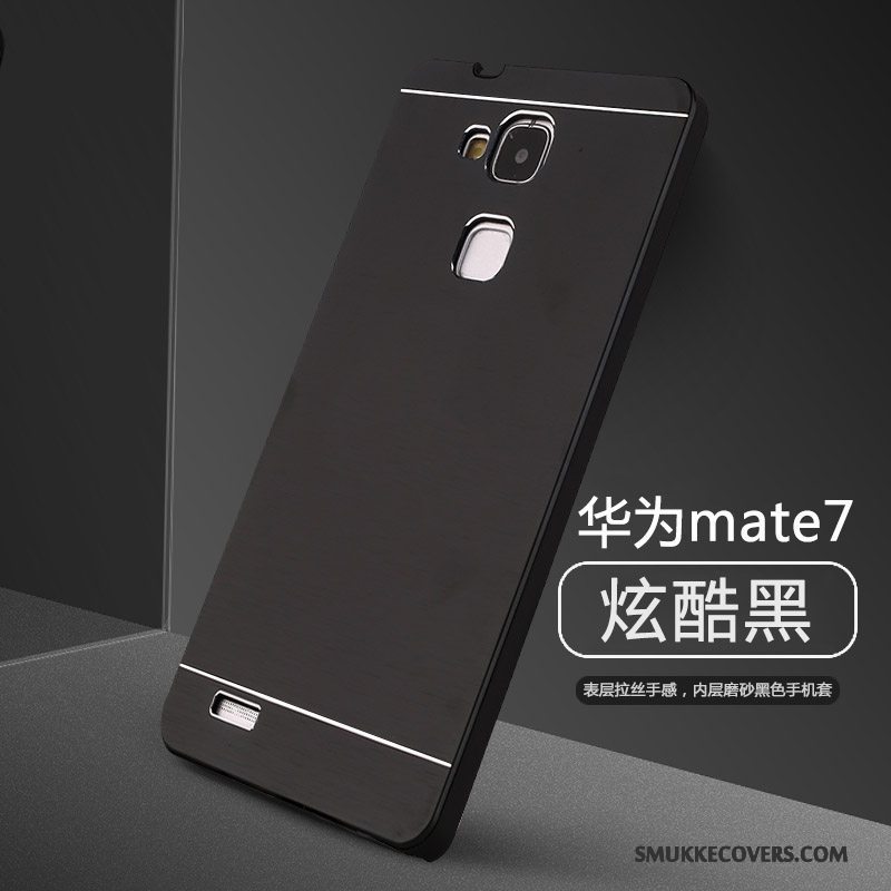 Etui Huawei Ascend Mate 7 Kreativ Trend Telefon, Cover Huawei Ascend Mate 7 Metal Hård Af Personlighed