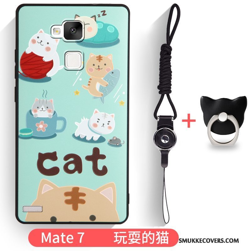 Etui Huawei Ascend Mate 7 Tasker Trend Anti-fald, Cover Huawei Ascend Mate 7 Kreativ Telefonsmuk