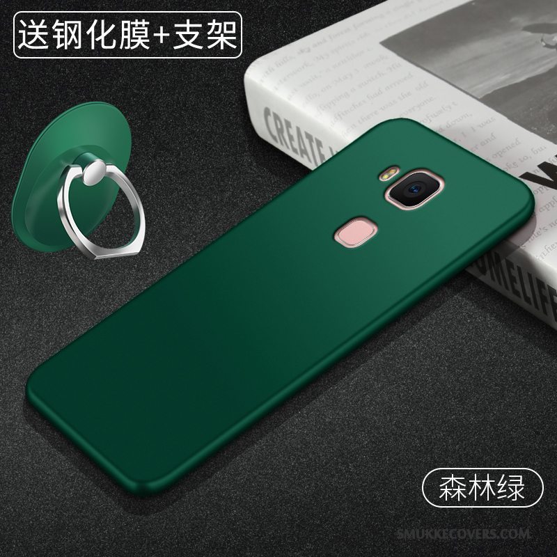 Etui Huawei G7 Plus Beskyttelse Anti-fald Rød, Cover Huawei G7 Plus Blød Telefon