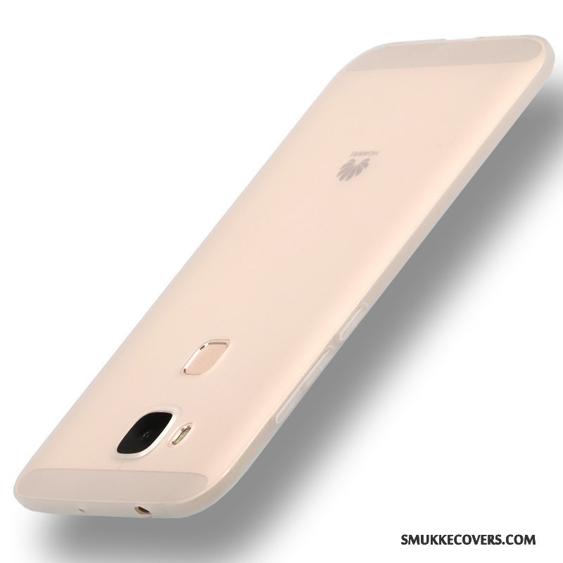 Etui Huawei G7 Plus Beskyttelse Blå Trend, Cover Huawei G7 Plus Blød Nubuck Telefon